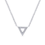 Gabriel & Co. 14k White Gold Kaslique Diamond Necklace - NK5430W45JJ photo