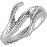 14K White Freeform Remount Ring - 4893A23041P photo
