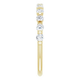 14K Yellow 1/2 CTW Diamond Anniversary Band - 1236756026P photo 4