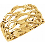 14K Yellow Freeform Ring - 545828311P photo