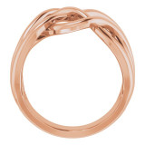 14K Rose Criss-Cross Ring - 65212060002P photo 2