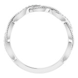 14K White 1/8 CTW Diamond Anniversary Band - 123424600P photo 2