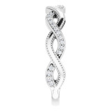 14K White 1/8 CTW Diamond Anniversary Band - 123424600P photo 4