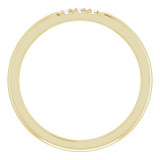 14K Yellow .06 CTW Diamond French-Set Anniversary Band - 124030604P photo 2