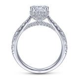 Gabriel & Co. 14k White Gold Infinity Straight Engagement Ring - ER13853C4W44JJ photo 2