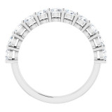 14K White 1 CTW Diamond Anniversary Band - 12297860006P photo 2