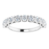 14K White 1 CTW Diamond Anniversary Band - 12297860006P photo 3