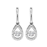 Gems One 14KT White Gold & Diamond Rhythm Of Love Fashion Earrings  - 3/4 ctw - ROL1015-4WC photo