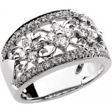 14K White 3/4 CTW Diamond Anniversary Band - 63310294028P photo