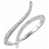 14K White 1/6 CTW Diamond Ring - 1227506001P photo