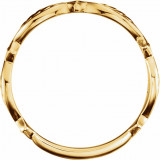14K Yellow Stackable Ring - 51637102P photo 2