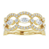 14K Yellow 1 1/3 CTW Diamond Anniversary Band - 123870601P photo 3