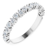 Platinum 1/2 CTW Diamond Anniversary Band - 123900603P photo