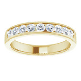 14K Yellow 9/10 CTW Diamond Band - 12313360010P photo 3