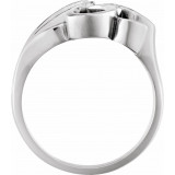 14K White Ring - 553237242P photo 2