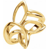 14K Yellow Freeform Remount Ring - 5701105306P photo