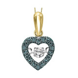 Gems One 10KT Yellow Gold & Diamond Rhythm Of Love Neckwear Pendant  - 1/5 ctw - ROL1021-1YCBL photo