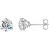 14K White 3/4 CTW Diamond Stud Earrings - 6623360118P photo