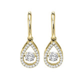Gems One 14KT Yellow Gold & Diamond Rhythm Of Love Fashion Earrings  - 3/4 ctw - ROL1015-4YC photo
