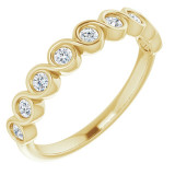 14K Yellow 1/4 CTW Diamond Anniversary Band - 1235946022P photo