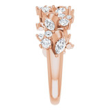 14K Rose 3/4 CTW Diamond Anniversary Band - 123708602P photo 4