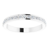 14K White 1/4 CTW Diamond Anniversary Band - 122974600P photo 3