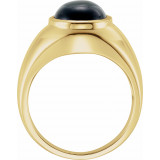 14K Yellow Onyx Ring - 62164255070P photo 2