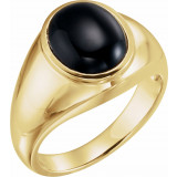 14K Yellow Onyx Ring - 62164255070P photo