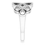 14K White 1/5 CTW Diamond Woven Ring - 123100600P photo 4