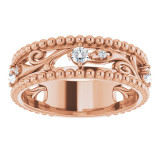 14K Rose 1/5 CTW Diamond Anniversary Band - 123127602P photo 3