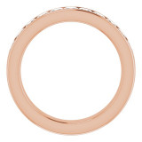 14K Rose 1 CTW Diamond Anniversary Band - 12298160099P photo 2