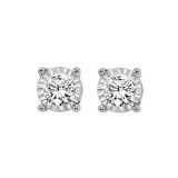 Gems One 14Kt White Gold Diamond (1Ctw) Earring - FE1259/100-4WC photo