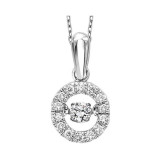 Gems One 10KT White Gold & Diamonds Stunning Neckwear Pendant - 1/5 ctw - ROL1025-1WCBK photo