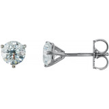 14K White 1 CTW Diamond Stud Earrings - 6623360096P photo