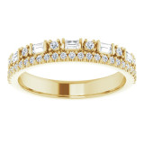 14K Yellow 1/2 CTW Diamond Anniversary Band - 124021601P photo 3