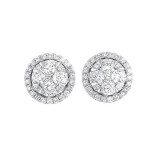 Gems One 14Kt White Gold Diamond (1/2Ctw) Earring - ER10247-4WC photo