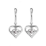 Gems One Silver (SLV 995) Rhythm Of Love Fashion Earrings - ROL2132-SSD photo