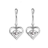 Gems One Silver (SLV 995) Rhythm Of Love Fashion Earrings - ROL2132-SSD photo