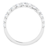 14K White 3/4 CTW Diamond Anniversary Band - 123897600P photo 2