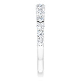 14K White 3/4 CTW Diamond Anniversary Band - 123897600P photo 4