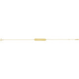 14K Yellow Geometric 7-8 Bracelet - BRC7681001P photo 3