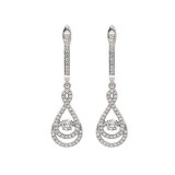 Gems One 14KT White Gold & Diamond Rhythm Of Love Fashion Earrings  - 1/2 ctw - ROL2011-4WC photo