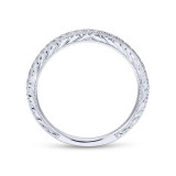 Gabriel & Co. 14k White Gold Victorian Eternity Wedding Band - WB7288W44JJ photo 2