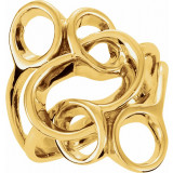 14K Yellow Freeform Ring - 51426228P photo