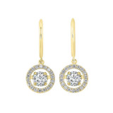 Gems One 14KT Yellow Gold & Diamond Rhythm Of Love Fashion Earrings  - 2 ctw - ROL2040-4YC photo
