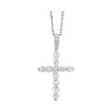 Gems One 14Kt White Gold Diamond (1/3Ctw) Pendant - HDCR007-4WD photo