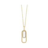 Gems One 10Kt Yellow Gold Diamond (1/10 Ctw) Pendant - PD33092-1YD photo
