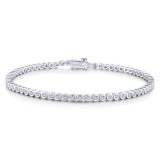 Gabriel & Co. 14k White Gold Lusso Diamond Tennis Bracelet - TB4162W45JJ photo