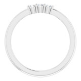 14K White 1/6 CTW Diamond Anniversary Band - 1239756004P photo 2
