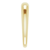 14K Yellow 4 mm Petite Dome Ring - 52257101P photo 4